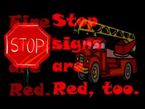 Red's Song Sing Along, Colour Songs for Kids, Kids Learn Colours