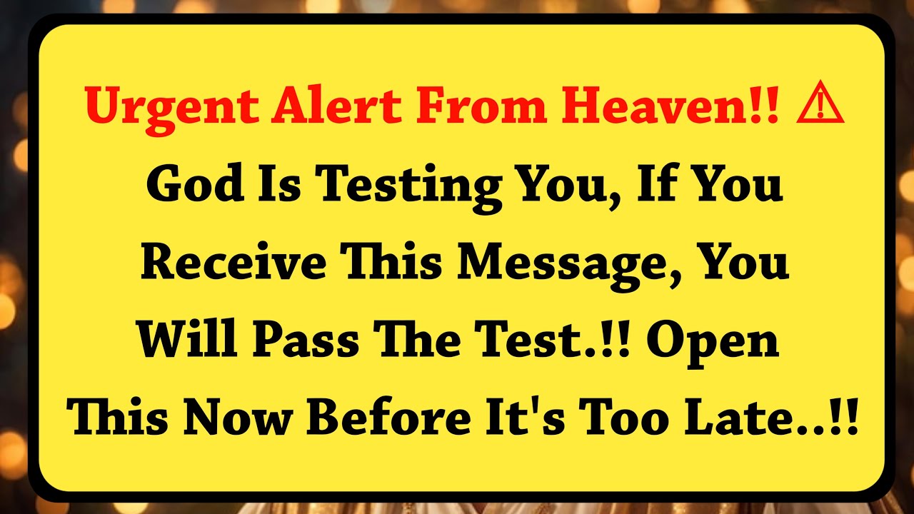11:11💌 God is testing you!! If you receive this message, you will Pass ...