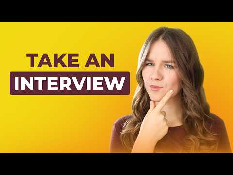 TOEFL Speaking 2026 - Take an Interview: Full Practice Test (20 Minutes) | Recycling Vocabulary
