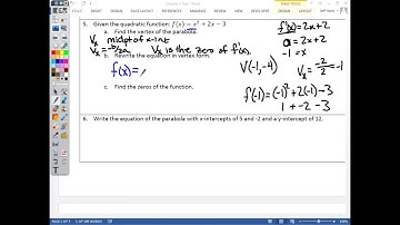 PreCalc Chapter 3 Review