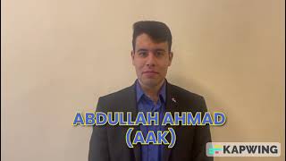 Introduction Video - Abdullah Ahmad - Software Engineer (8 December 2024)