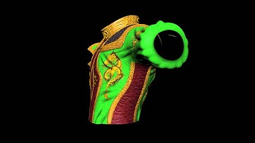 Mudbox sculpt and paint cloth