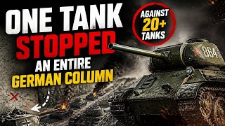 How One Tank Stopped an Entire German Column (WW2 True Story)