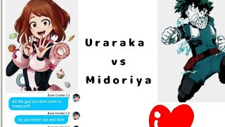 || Uraraka vs. Midoriya || (Yandere-Chan vs Yandere-kun) || MHA lyric prank ||