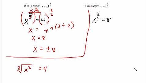 MAC 1105 sec 1.6 part 2 -equations with rational exponents (p. 12 in the packet.)