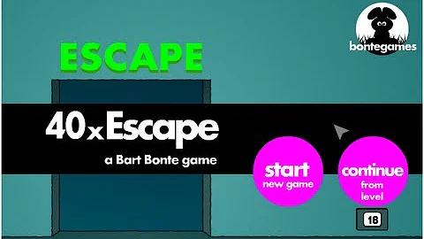 40xEscape - bontegames walkthrough Gameplay by Magicolo