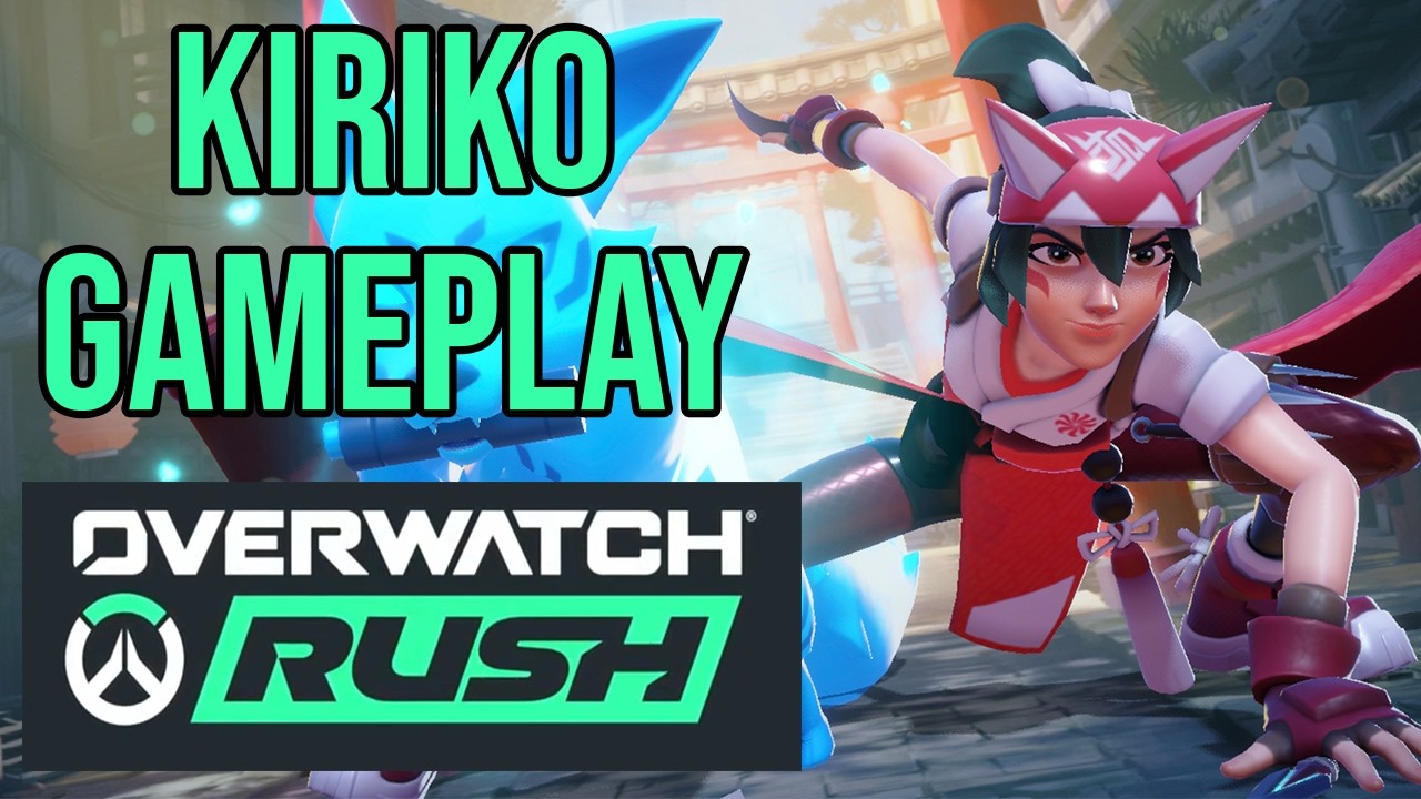 Kiriko Gameplay | Overwatch Rush