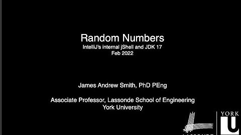 Practical Java: Random Numbers
