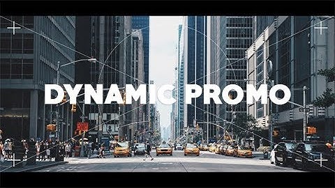 Dynamic Promo - After Effects Template