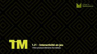 34 - Tableaux (Array) - Filtrer la liste