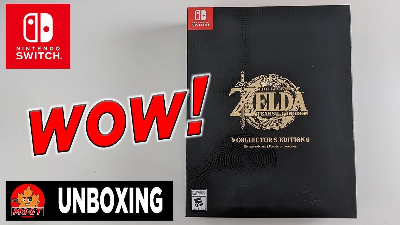 UNBOXING The Legend Of Zelda Tears Of The Kingdom Collector's