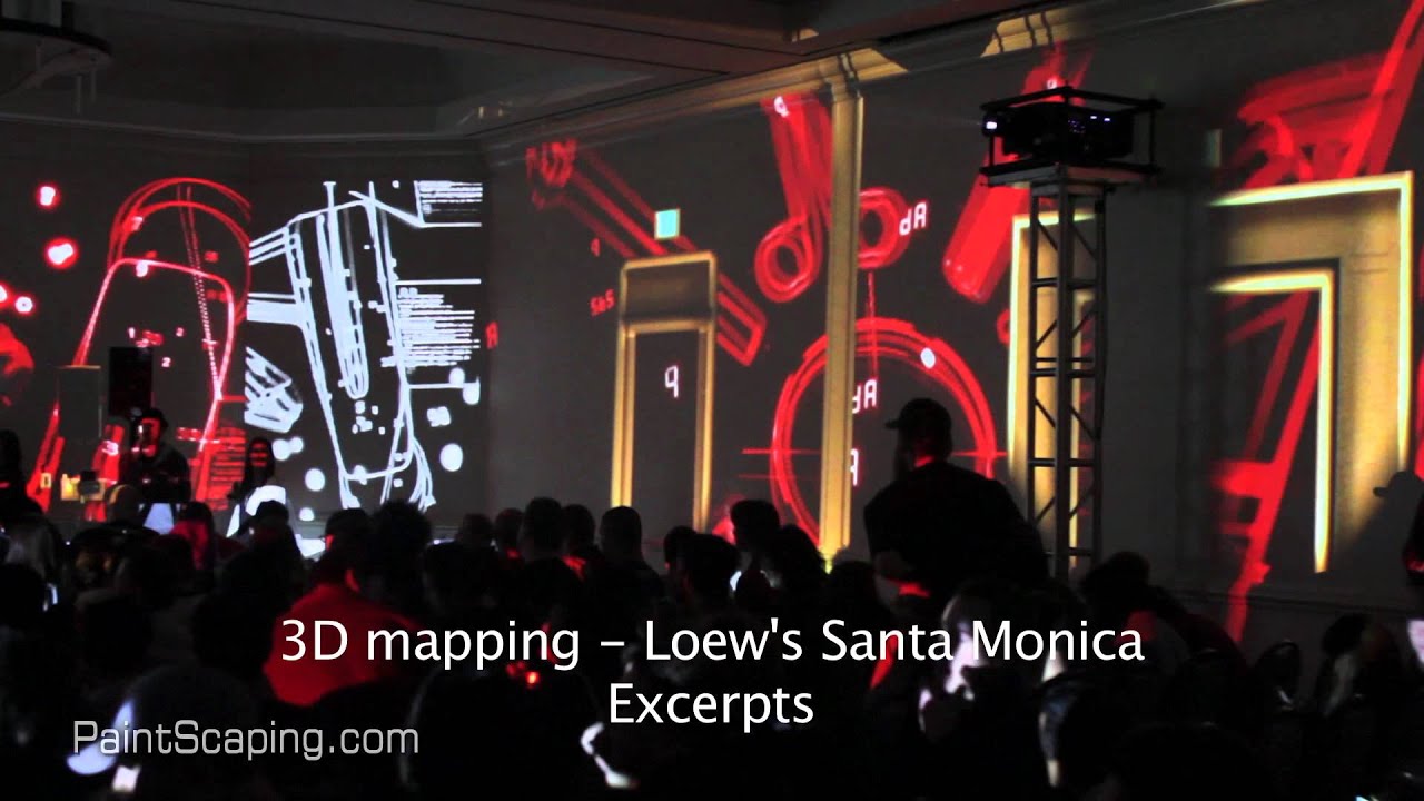 3D Mapping for a Private Event of a Major Video Game Company