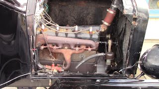 How to set ignition timing on a Ford Model T.