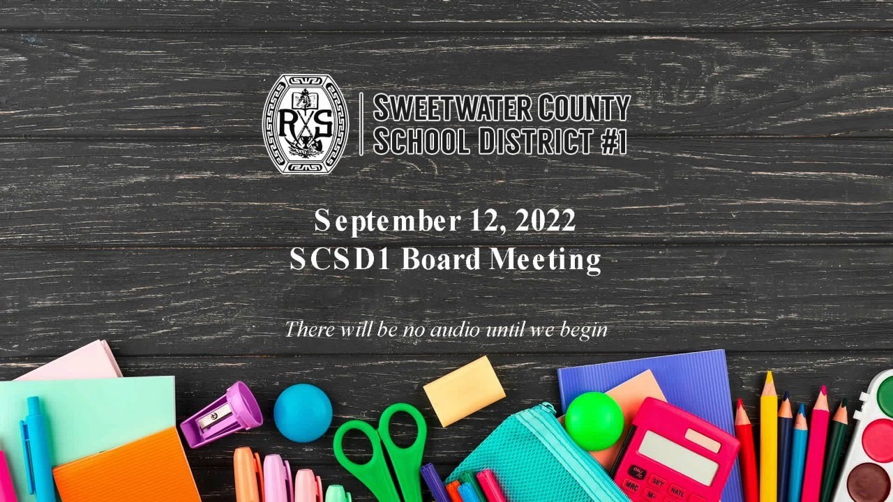 2022_09_12_SCSD1 Board Meeting YouTube