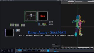 Kinect Azure - StickMAN (Touchdesigner)