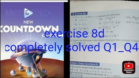 oxford| new countdown book 6 second edition| chapter 8 exercise 8d completely solved