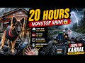 20 HOURS NONSTOP in HEAVY RAIN 😱 | Jispa to Karnal on Bike with My Dog Rex/ EP-29