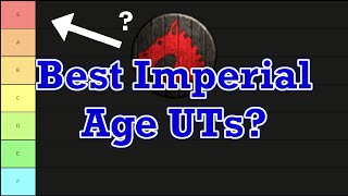 Ranking All 37 AoE2DE Civilisations By Imperial Age Unique Technologies! Ranking All 37 AoE2DE Civilisations By Imperial Age Unique Technologies!