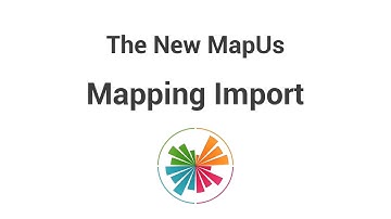 The New MapUs - Mapping Import (CSV)