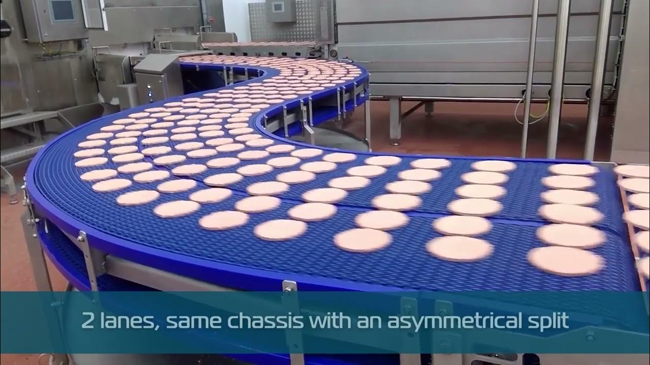 IQF Burger Conveyor Solution YouTube