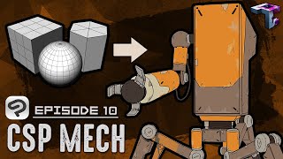 SIDE QUEST | Mech Design In Clip Studio Paint Using 3D Primitives