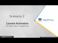 Activation of License in TallyPrime