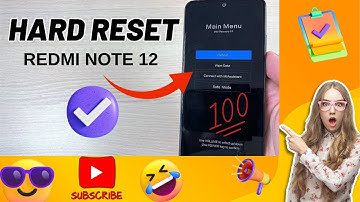 Hard Reset Redmi Note 12Note 12 Pro Unlock PatternPinPassword  Redmi Miui 14 Factory Reset 2024