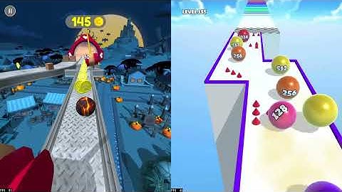 Going Balls VS Ball Merge 2048 - All Levels Gameplay Android, ios (Part 152)