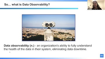 Data Observability 101 Meetup on December 2, 2020