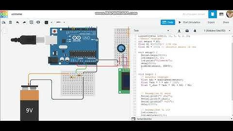 Simulasi Mikrokontroler Arduino Menggunakan TinkerCAD -Membuat Voltmeter Digital