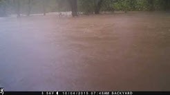 Wilson Creek Time-Lapse Major Flooding 10/4/2015, Greenwood, SC 