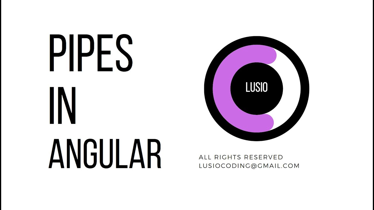 Angular Pipes - Brief Explanation - YouTube