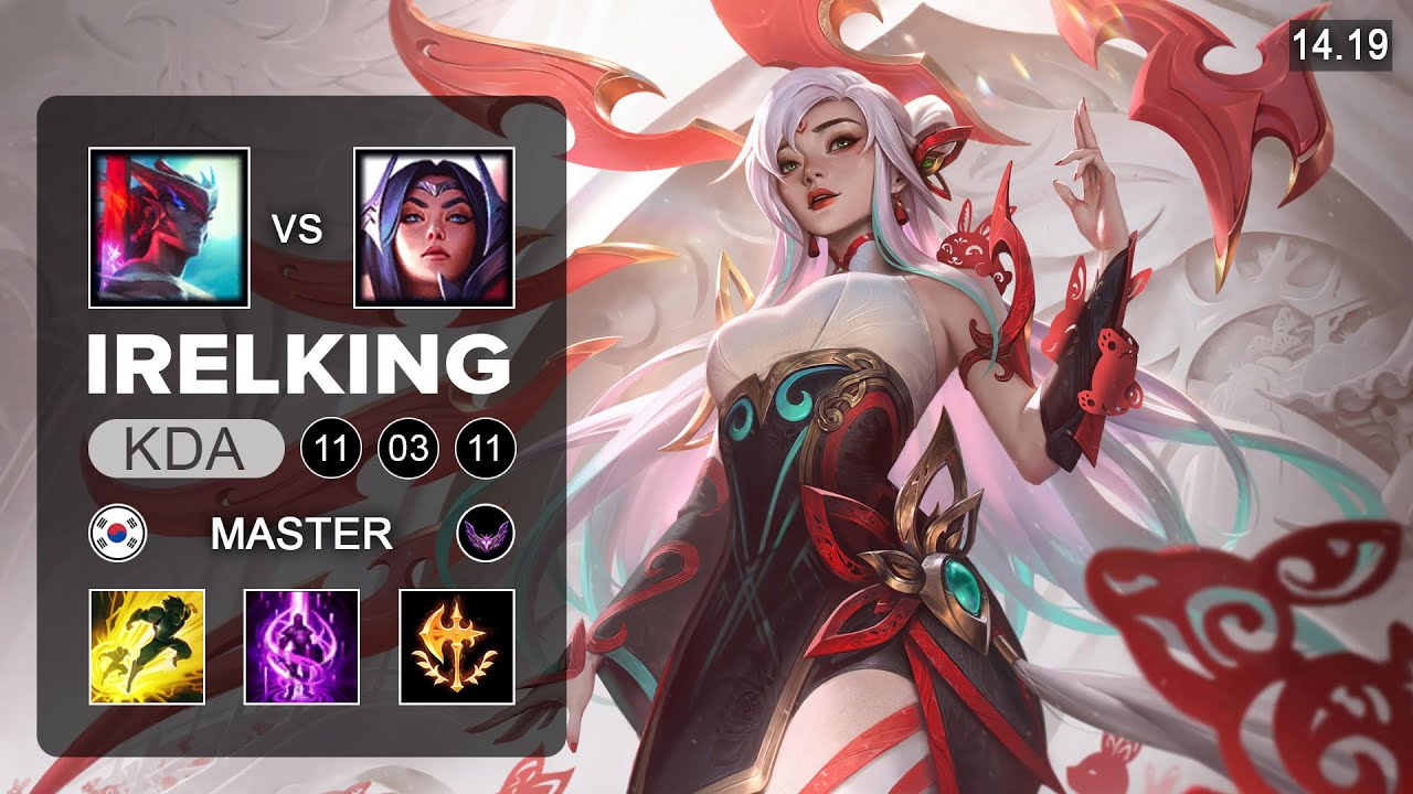 Irelking Irelia vs Yone Top - KR Master - Patch 14.19 Season 14