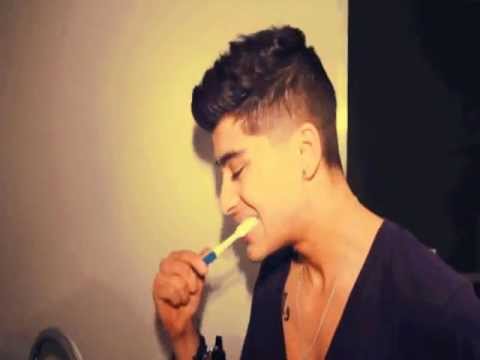 Image result for Zayn Malik brushing teeth