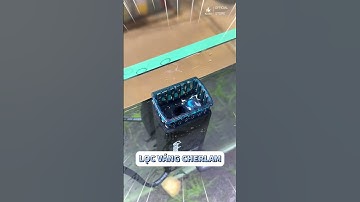 Bể Cá Trong Suốt Với Lọc Váng Hút Dầu Cherlam #locbeca #locvang #cherlam #phukiencacanh