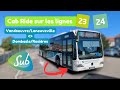 Ref:sMkAxDsa7NM [cab ride] ligne 23 (vand uvre v�lod. � rosi�res gare) ligne 24 (dombasle saulcy � laneuv. centre)