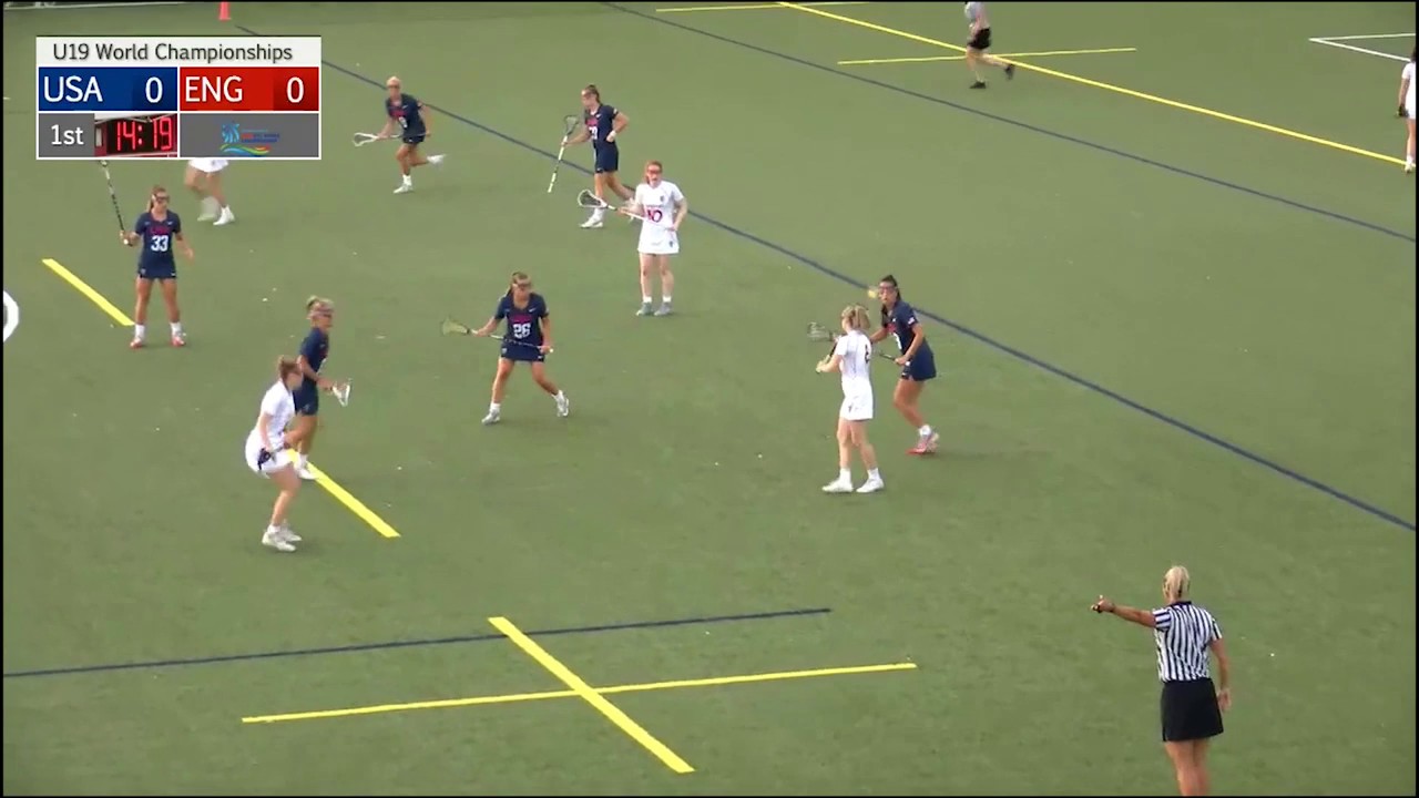 ENGLAND VS USA 2019 U19 Women's Lacrosse World Championship YouTube