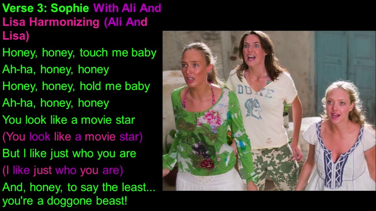 Honey, Honey Mamma Mia Lyrics