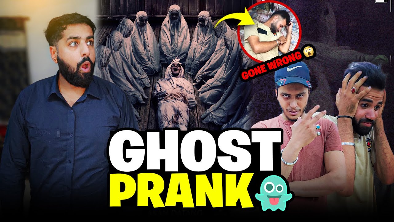 Scary Ghost Prank on Friend 👻 | Gone Wrong Behosh Ho Gaya 😨 - YouTube