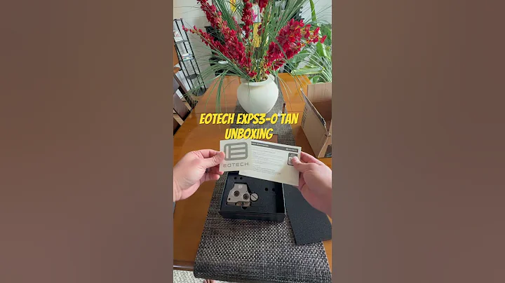 Eotech EXPS3-0 Tan Unboxing #eotech #2agun #holographic #airsoft #accessories