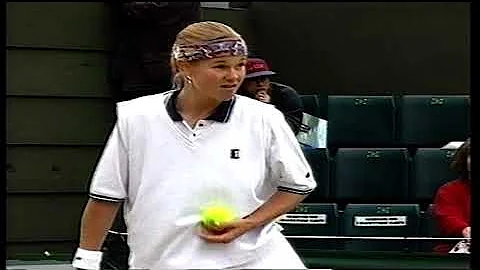 Meredith McGrath vs Mary Joe Fernandez Wimbledon Q...