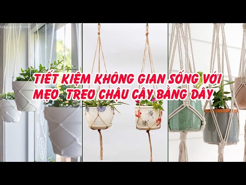 Video: Làm Thế Nào để đan Một Cái Chậu Trồng Cây Trên Một Cái Vòng