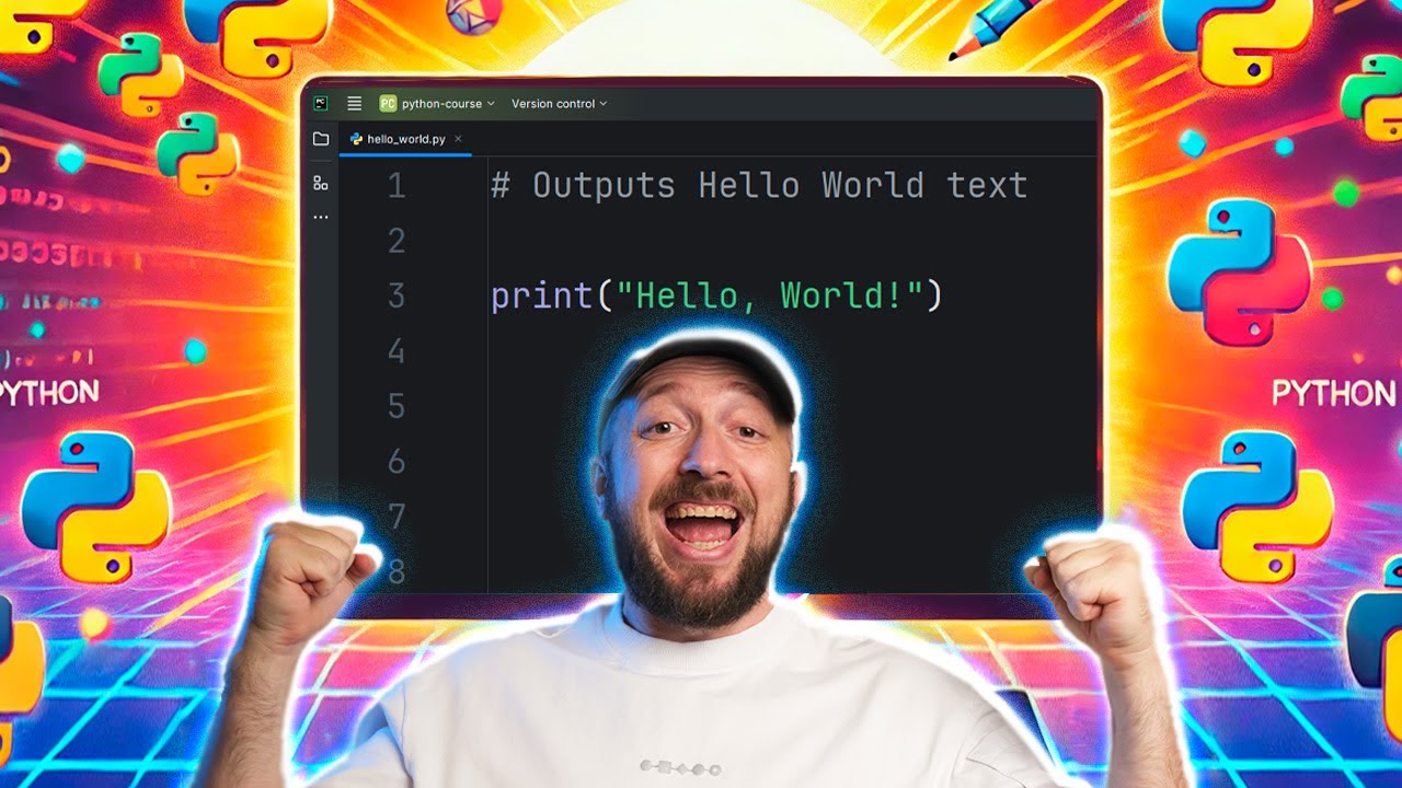 tutorial 4: run python hello world Images High Quality... Создаем первое приложение на Python "Hello World" [Курс Python - Первый ...