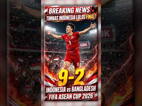 77luck x aneka88 - PEMECAHAN! Indonesia Bantai 9-2 Bangladesh! LOLOS FINAL Piala ASEAN 2026!