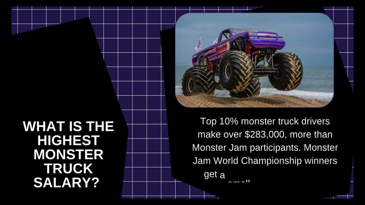 How Much Do Monster Truck Drivers Get Paid A Year How Much Do Monster Truck Drivers Get Paid A Year