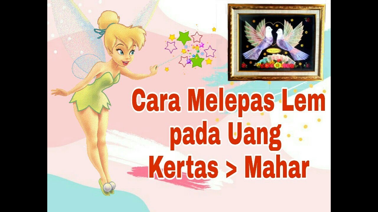 CARA MELEPAS LEM PADA UANG KERTAS YouTube