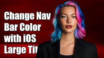 Change Navigation Bar Title Color with prefersLargeTitles in iOS