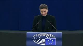 Intervento durante la Plenaria di Strasburgo di Alessandra Moretti, europarlamentare del Partito democratico, sulla necessità di combattere l'aumento dell'antisemitismo e dell'odio anti-musulmano