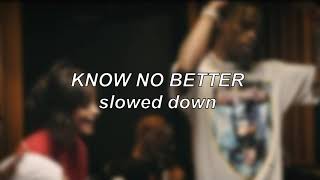 Major Lazer ft. Travis Scott, Camila Cabello & Quavo - Know No Better | Slowed Down