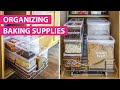 Organizing Baking Supplies | Awesome Ideas To Organize Your Pantry!